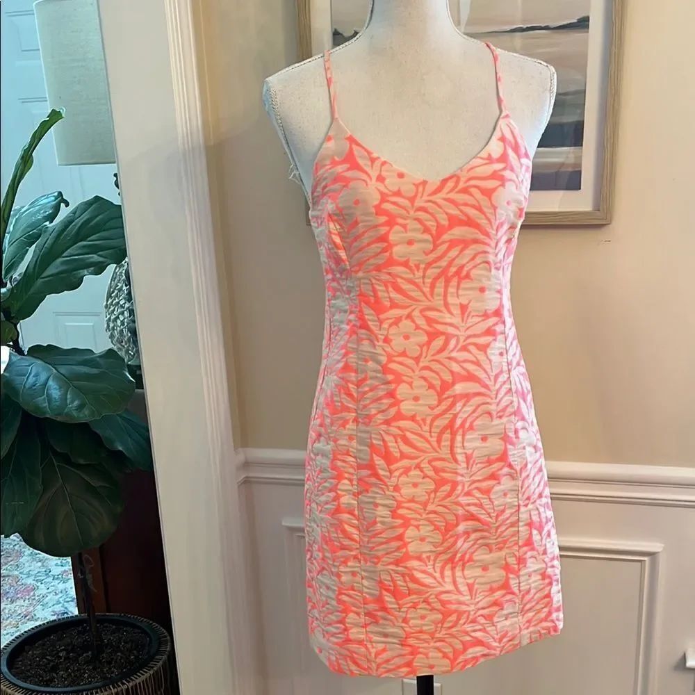 J. Crew Pink Mini Dress with Spaghetti Straps